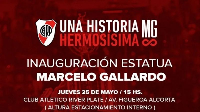 Este jueves se inaugurará la estatua de Gallardo