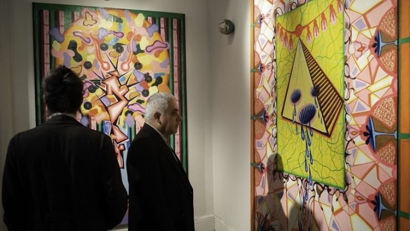 Nicolás Leiva inauguró su muestra en el Bellas Artes