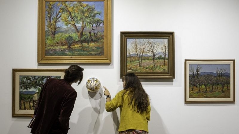 Nicolás Leiva inauguró su muestra en el Bellas Artes