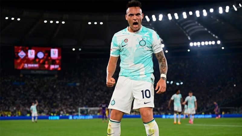 Con doblete de Lautaro, Inter ganó la Copa Italia