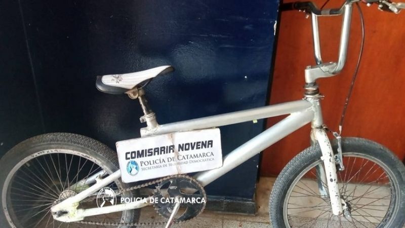 Recuperan una bicicleta robada