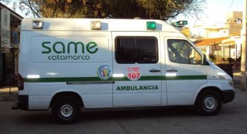 Perdió el control de la moto y terminó hospitalizado