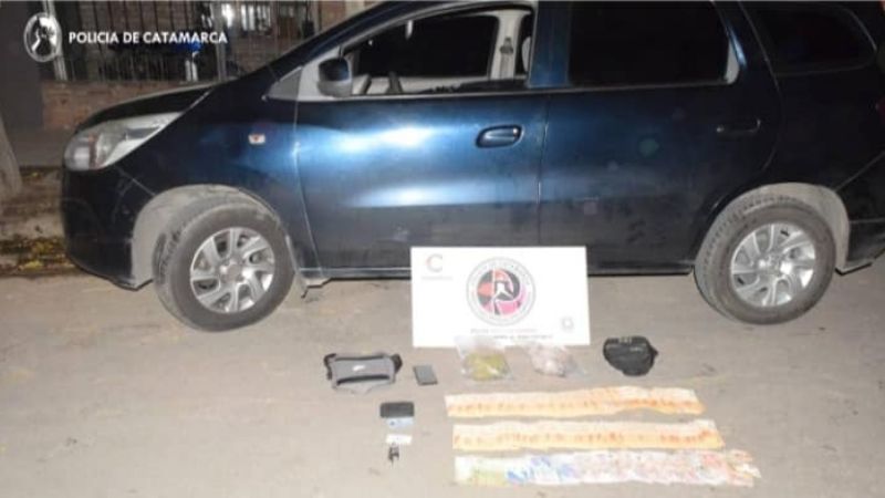 Le secuestran droga y $500.000