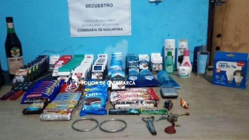 Robo en Huillapima fue esclarecido en Concepción