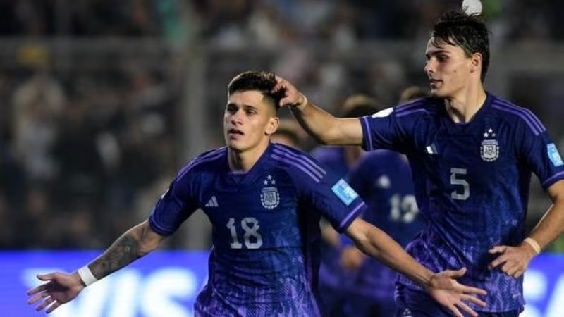 Triunfo contundente: Argentina sub 20 vence 5-0 a Nueva Zelanda y avanza a los octavos de final