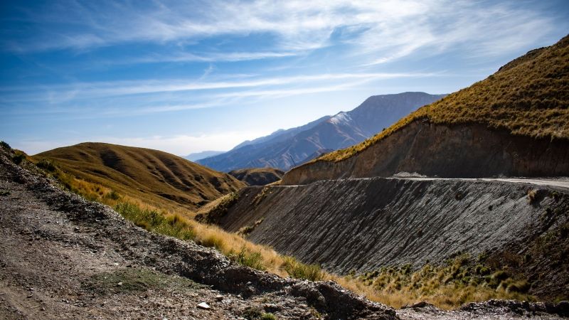 Raúl recorrió toda la traza de la nueva Ruta 14