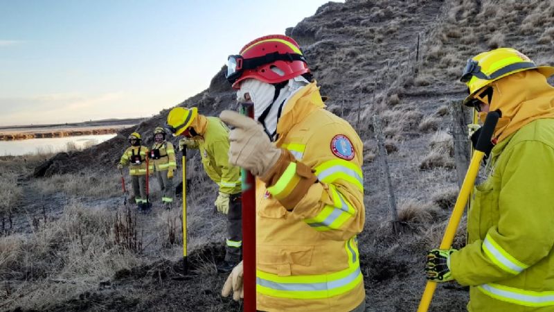 Bombero voluntario de Andalgalá fue enviado como instructor al sur del país