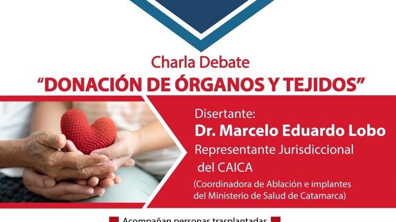 Charla-debate “Donación de órganos y tejidos”