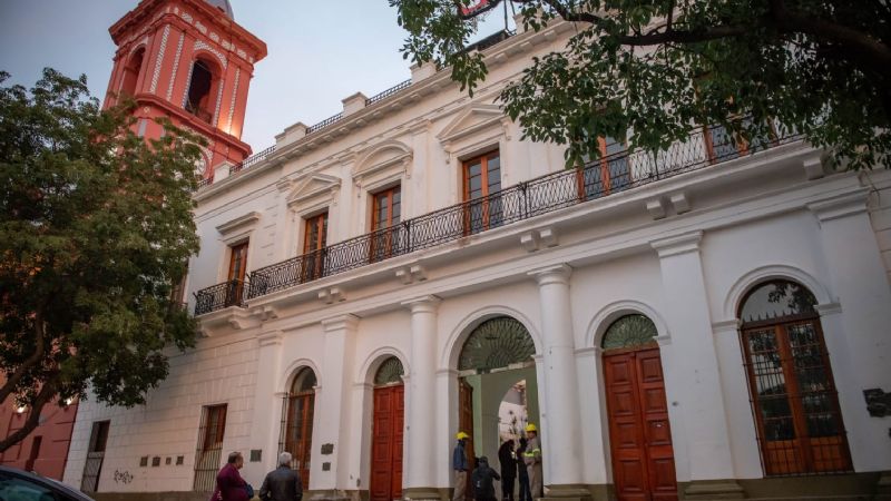 La obra en la antigua Casa de Gobierno tiene un avance importante