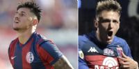 BAREIRO Y RETEGUI, Los goleadores de San Lorenzo y Tigre.