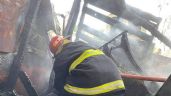 Incendio consumió una precaria vivienda
