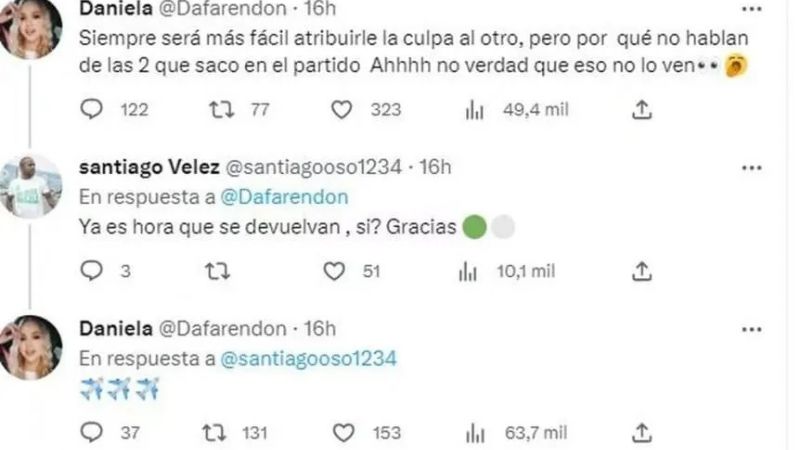 La esposa de Armani defendió al arquero