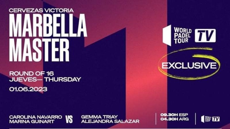 Tapia/Coello abren camino en el Marbella Máster