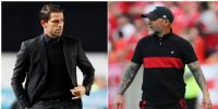 Fernando Gago, de futuro incierto, y Jorge Sampaoli volverán a verse las caras en el choque entre Flamengo y Racing, por la Copa Libertadores.