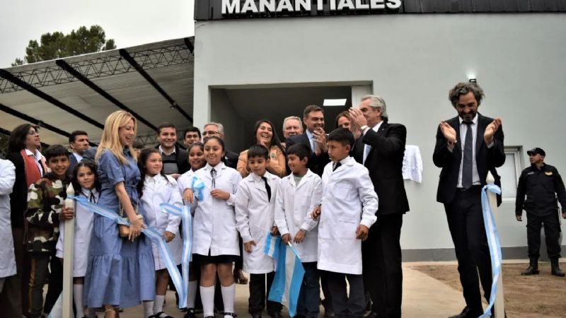 Con la presencia del Presidente de la Nación inauguran obras en Los Altos