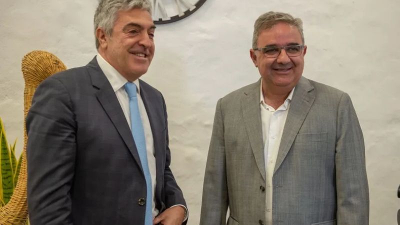 Jalil recibió a prestigioso abogado para dialogar sobre la independencia del Poder Judicial