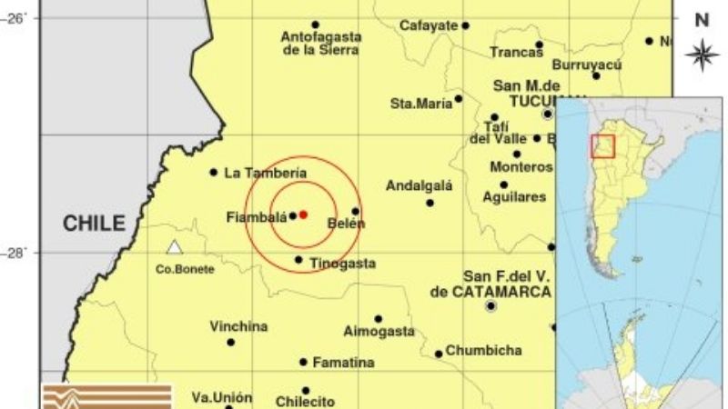 El Oeste sigue con actividad telúrica