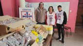 Movimiento social entregó alimentos a Cáritas