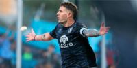 PABLO VEGETTI, el goleador de Belgrano, repitió ante el 