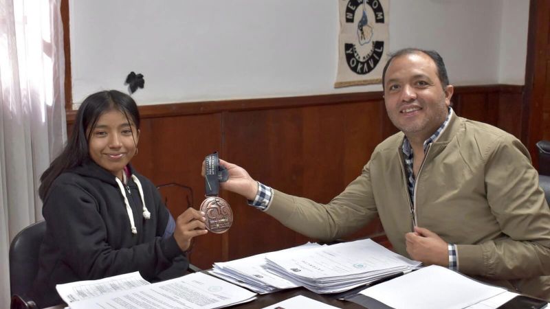 Santamariana regresó con la medalla de bronce del Panamericano de MTB