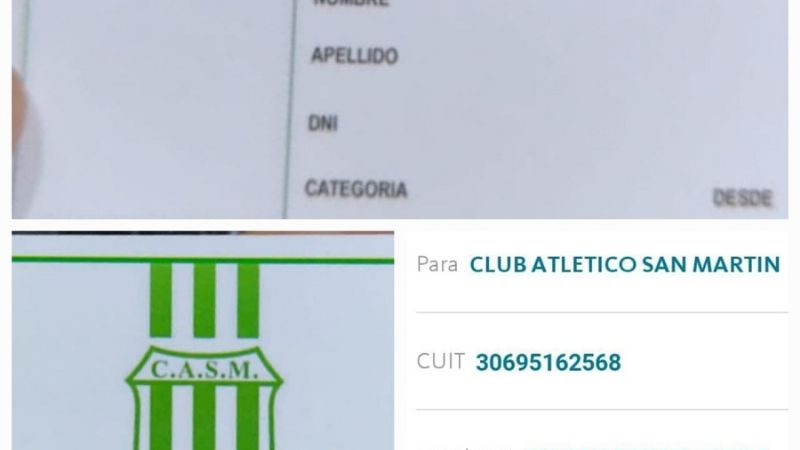 Reempadronamiento y nuevos socios en San Martín