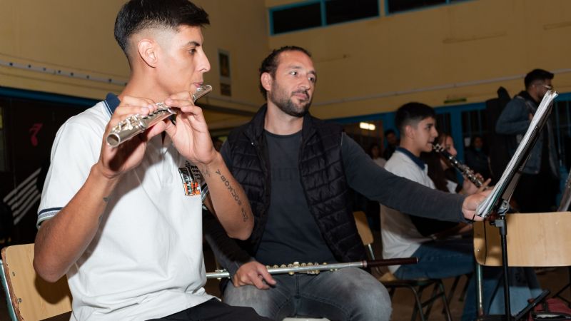 Estudiantes y docentes de la Orquesta y Coros Infantiles y Juveniles se capacitaron