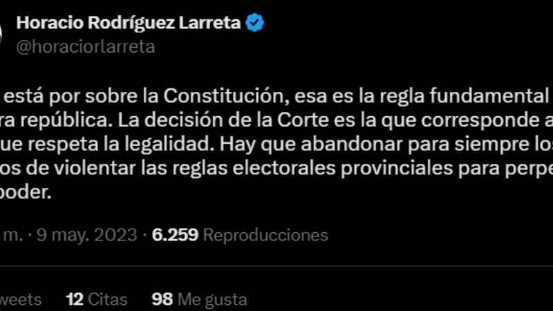 Patricia Bullrich: "Les frenamos las re-reeleciones a Manzur y Uñac"