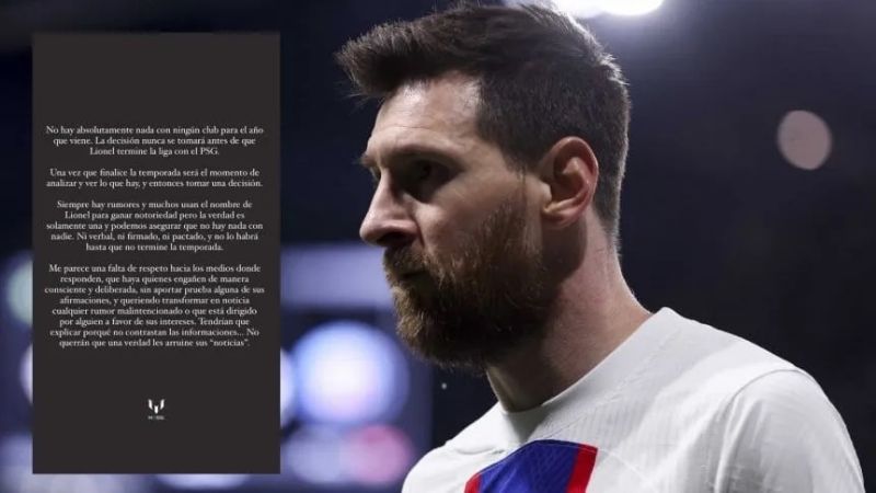 El padre de Messi desmintió el pase a Al Hilal