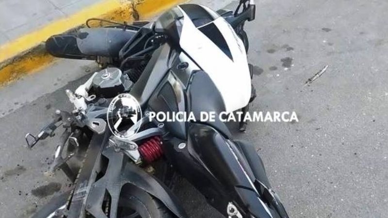 El SAME trasladó a un motociclista accidentado