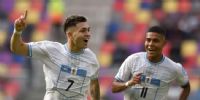 URUGUAY eliminó a Gambia, y este domingo, en Santiago del Estero, enfrentará a USA.