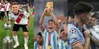 JULIÁN con la Copa Libertadores, la Copa del Mundo y la 