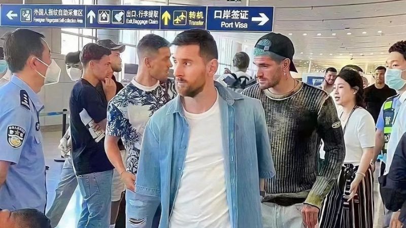 Entusiasmo por la Selección Argentina en China