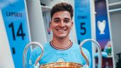 El City celebró los tres títulos de Julián en el año