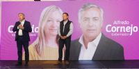 SIN EUFORIA. Cornejo y Suárez con caras adustas luego de conocerse los resultados de las PASO mendocinas.