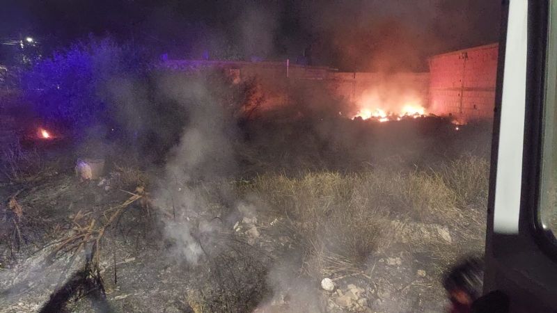 Incendio en el sur de la Capital