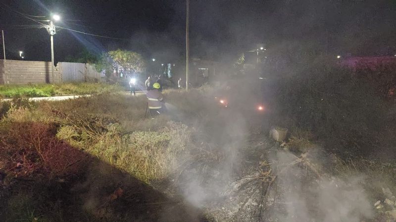 Incendio en el sur de la Capital