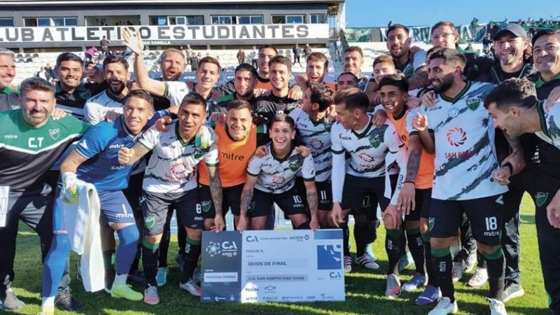 San Martín (SJ) eliminó a Aldosivi, en la Copa Argentina