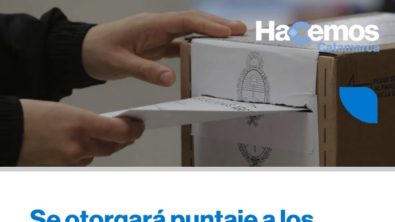 Otorgarán puntaje a docentes que participen como autoridades de mesa en las elecciones