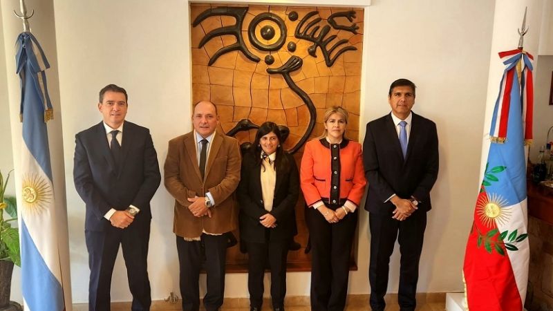 Los ministros de la Corte se reunieron en Santa María