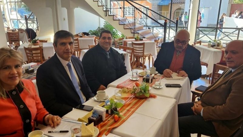 Los ministros de la Corte se reunieron en Santa María