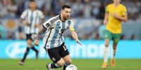 MESSI ante Australia, cuando se enfentaron en 8vos. de final del Mundial de Qatar 2022.