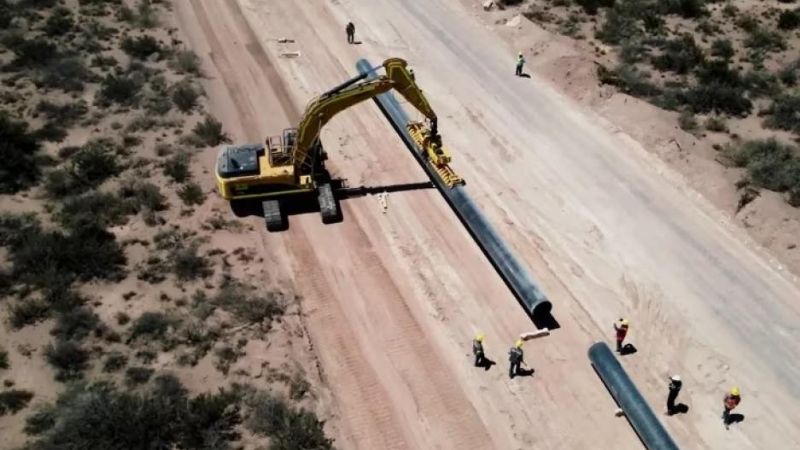 Anuncian cuándo comenzará el proceso de llenado del Gasoducto Néstor Kirchner