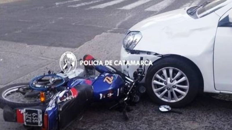 Choque en Alem y Zurita