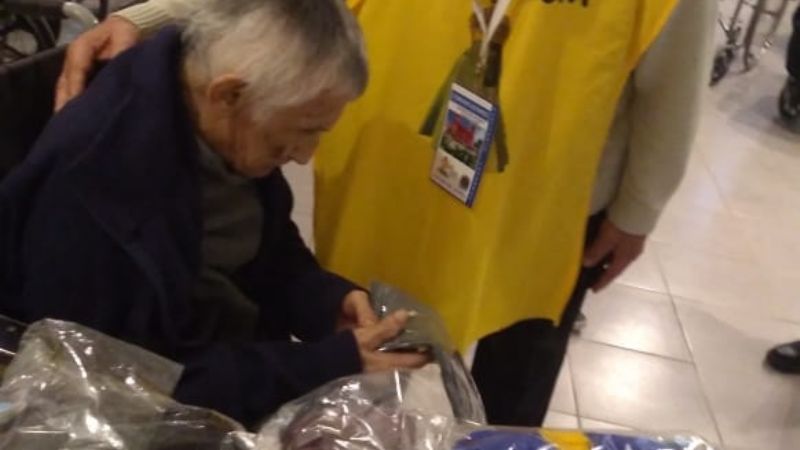 Comunicadores de María visitaron a  los abuelos