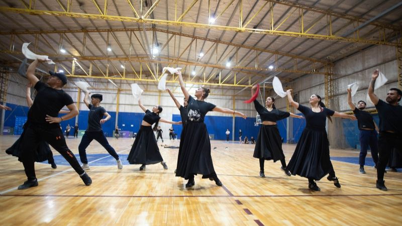 Continúan los ensayos para la apertura artística del Poncho 2023