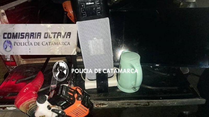 Recuperan elementos de un cuantioso robo