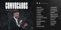 LOS CONVOCADOS por Demichelis para el partido de River frente a Instituto, hoy, en el Monumental.