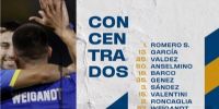 LOS CONVOCADOS por el DT Jorge Almirón, para enfrentar esta noche a Godoy Cruz, en Mendoa.