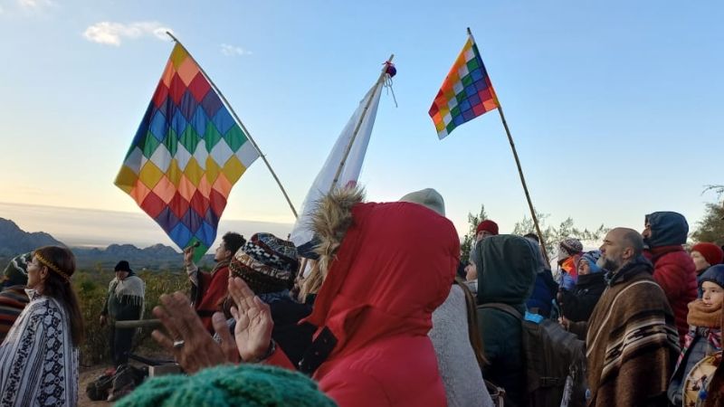 Las Comunidades Diaguitas celebraron el Inti Raymi en El Shincal de Quimivil