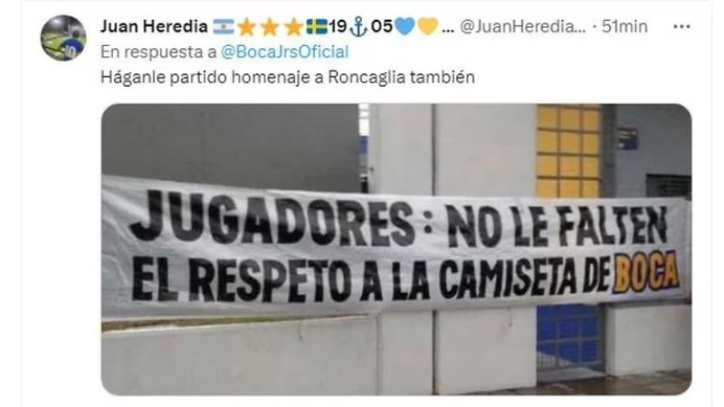 Boca, centro de las cargadas por las redes sociales